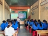 Toàn cảnh buổi nói chuyện chuyên đề tại nhà văn hóa thôn Bình Điền, xã Bình Sơn
