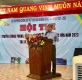 Ông Nguyễn Văn Dũng - PGĐ Trung tâm Kiểm soát bệnh tật tỉnh phát biểu khai mạc Hội THi